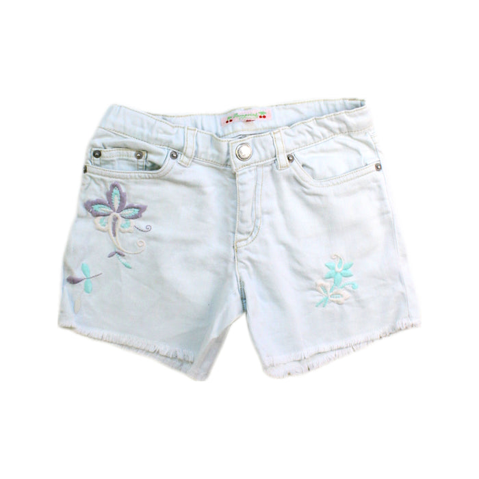 A White Shorts from Bonpoint in size 4T for girl. (Front View)