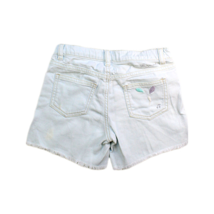 A White Shorts from Bonpoint in size 4T for girl. (Back View)
