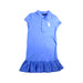 A Blue Short Sleeve Dresses from Polo Ralph Lauren in size 6T for girl. (Front View)