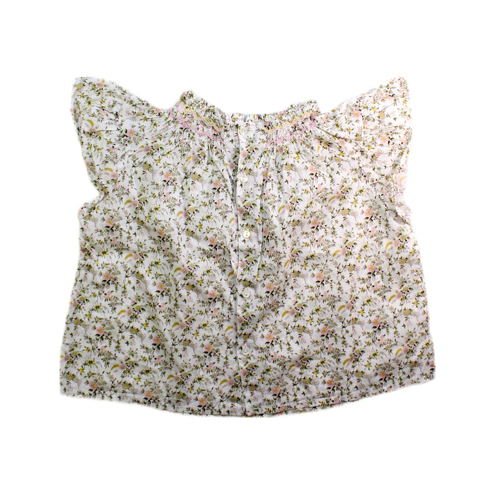 A White Sleeveless Tops from Bonpoint in size 6T for girl. (Back View)