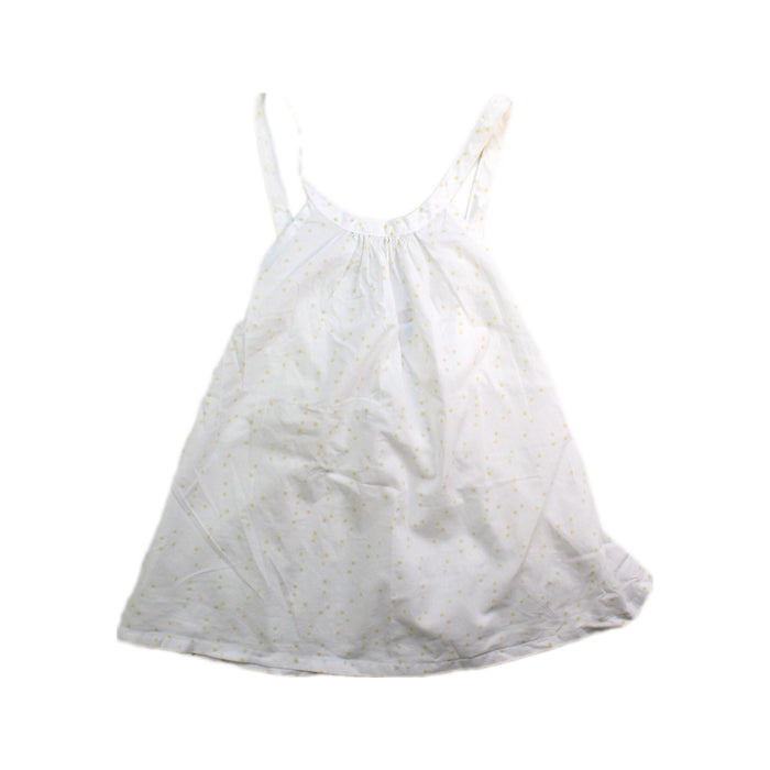 A White Sleeveless Dresses from Cyrillus in size 6T for girl. (Front View)