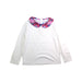 A White Long Sleeve Tops from Jacadi in size 6T for girl. (Front View)