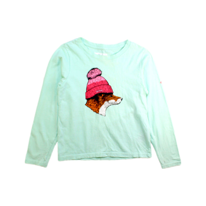 A Green Long Sleeve T Shirts from Columbia in size 4T for girl. (Front View)
