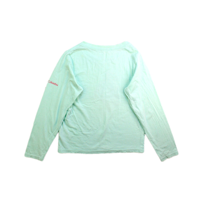 A Green Long Sleeve T Shirts from Columbia in size 4T for girl. (Back View)