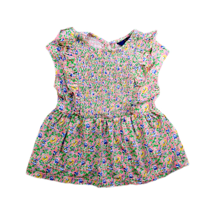 A Multicolour Sleeveless Tops from Polo Ralph Lauren in size 6T for girl. (Front View)