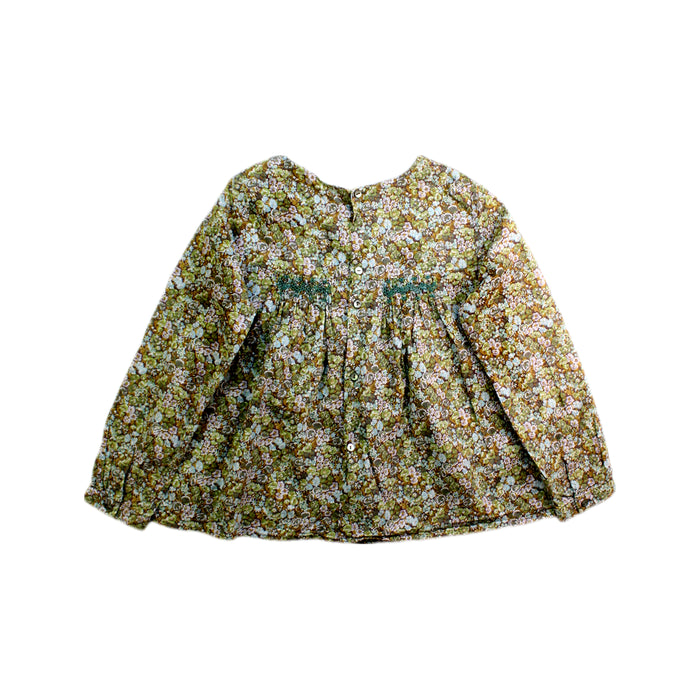 A Multicolour Long Sleeve Tops from Bonpoint in size 6T for girl. (Back View)