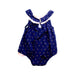 A Navy Swimsuits from Janie & Jack in size 6-12M for girl. (Back View)