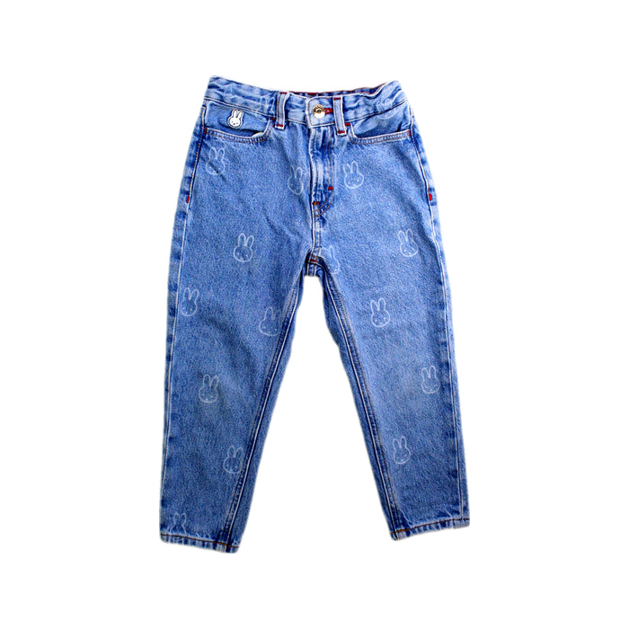 A Blue Jeans from Tommy Hilfiger in size 4T for girl. (Front View)