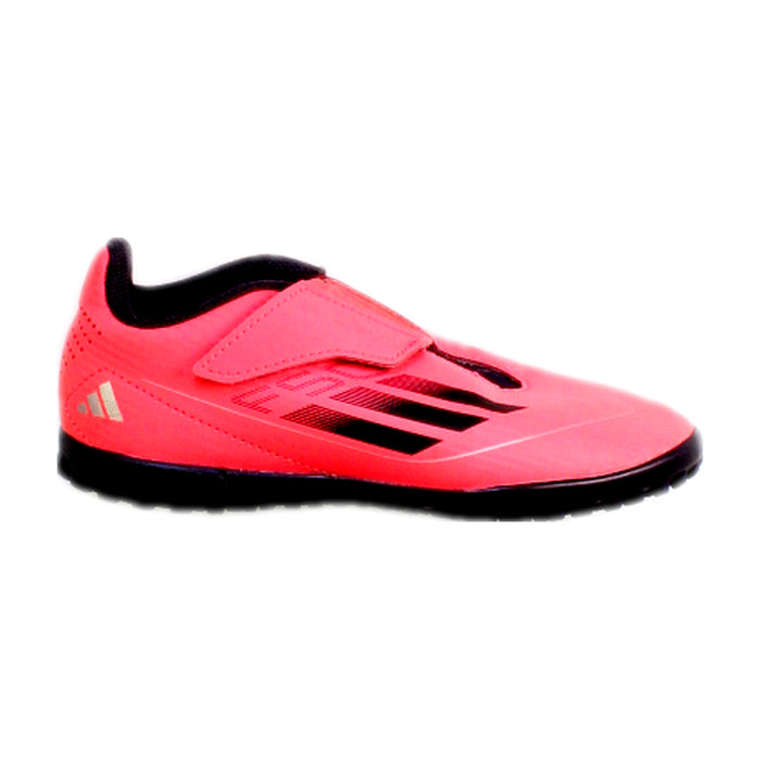 A Pink Cleats/Soccer Shoes from Adidas in size 6T for boy. (Front View)
