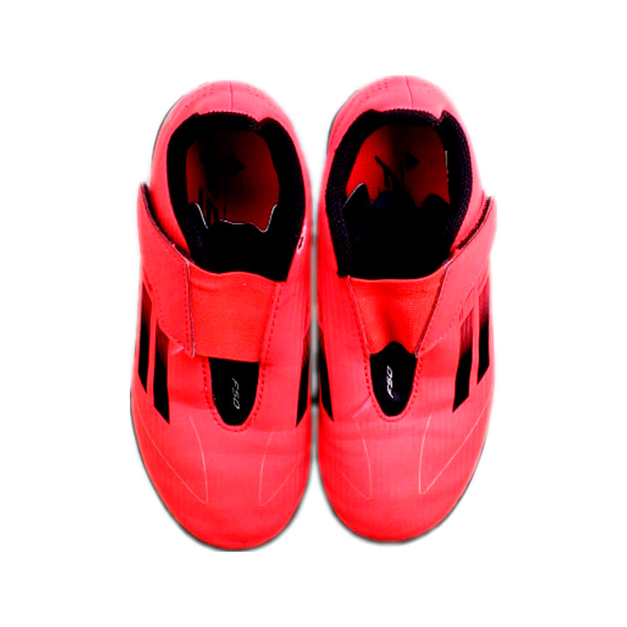 A Pink Cleats/Soccer Shoes from Adidas in size 6T for boy. (Back View)