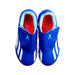A Blue Cleats/Soccer Shoes from Adidas in size 6T for boy. (Back View)