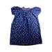A Navy Short Sleeve Dresses from Bonpoint in size 6T for girl. (Back View)