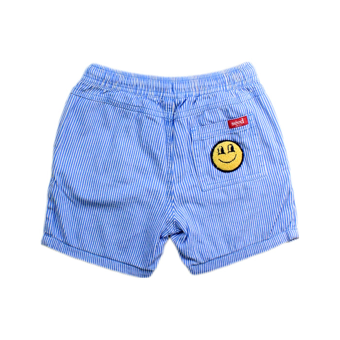 A Blue Shorts from Seed in size 5T for boy. (Back View)