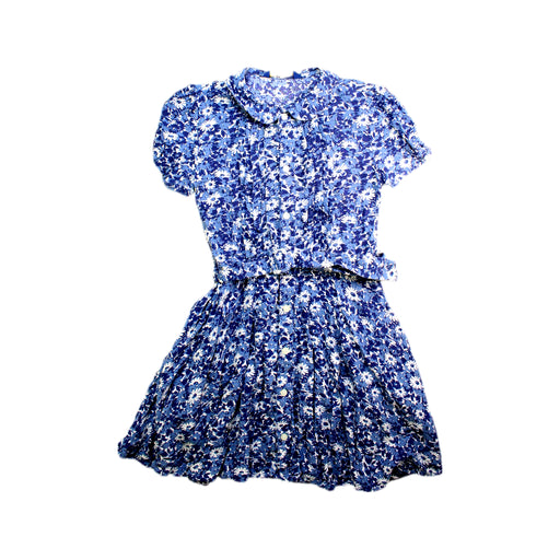 A Blue Short Sleeve Dresses from Polo Ralph Lauren in size 6T for girl. (Front View)