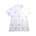 A White Short Sleeve Polos from Polo Ralph Lauren in size 4T for boy. (Front View)