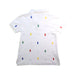 A White Short Sleeve Polos from Polo Ralph Lauren in size 4T for boy. (Back View)