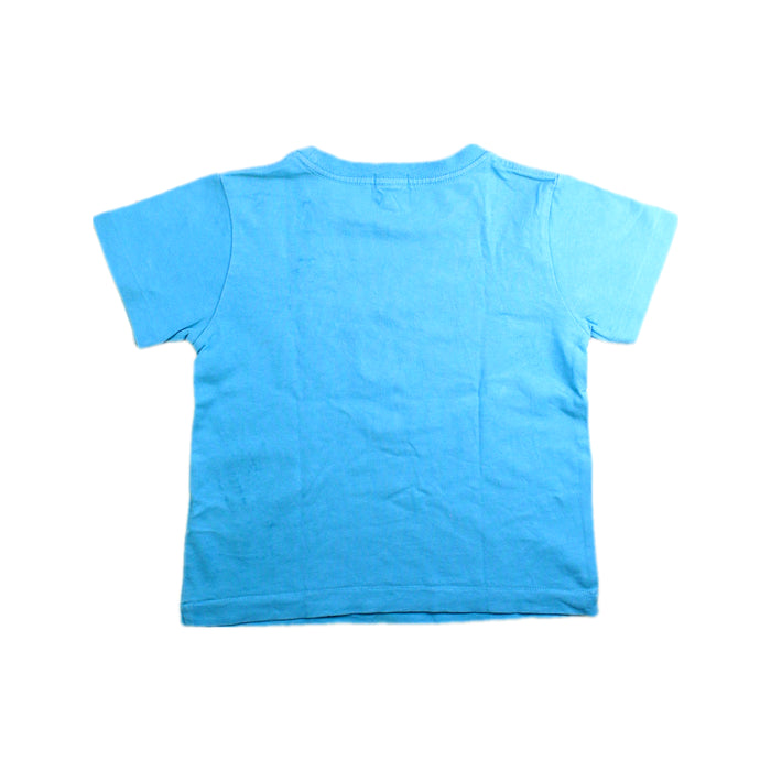 A Blue Short Sleeve T Shirts from BAPE KIDS in size 4T for neutral. (Back View)