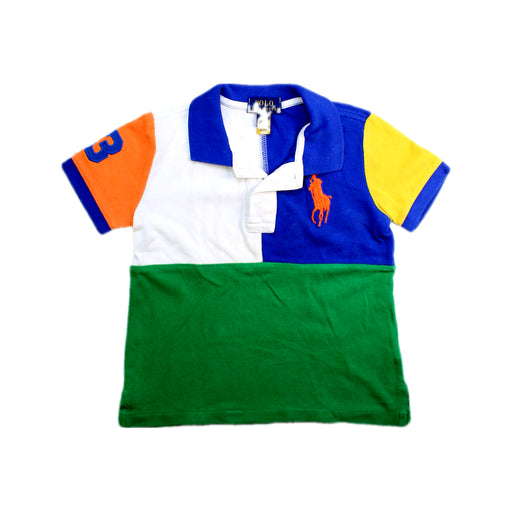 A Multicolour Short Sleeve Polos from Polo Ralph Lauren in size 3T for boy. (Front View)