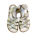 A Silver Sandals from Salt-Water in size 6T for girl. (Back View)