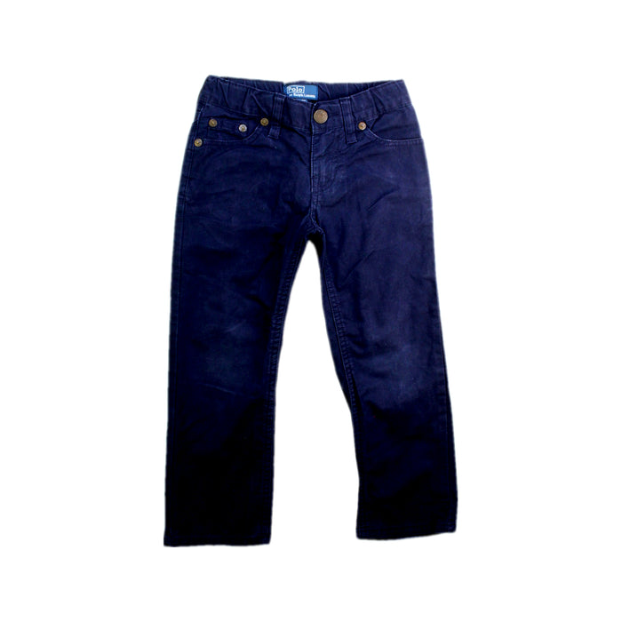 A Navy Casual Pants from Ralph Lauren in size 3T for boy. (Front View)