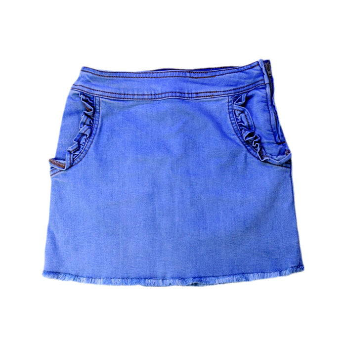 A Blue Short Skirts from Seed in size 9Y for girl. (Front View)