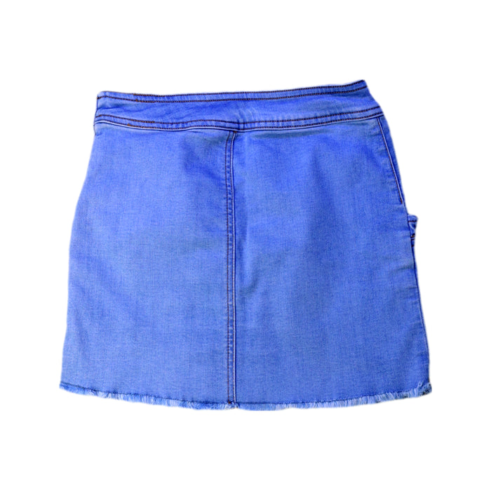 A Blue Short Skirts from Seed in size 9Y for girl. (Back View)