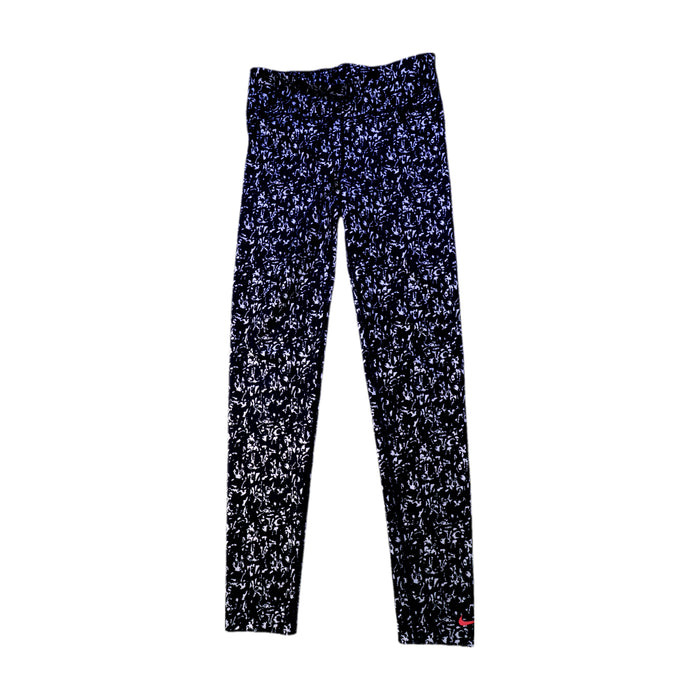 A Black Leggings from Nike in size 12Y for girl. (Front View)