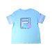 A Blue Short Sleeve T Shirts from Fila in size 14Y for girl. (Front View)