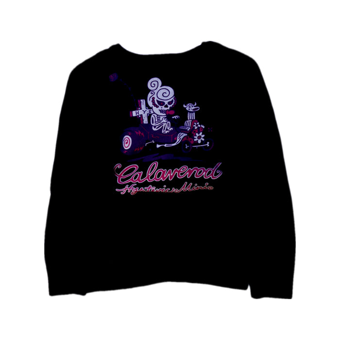 A Black Crewneck Sweatshirts from Hysteric Mini in size 4T for girl. (Back View)