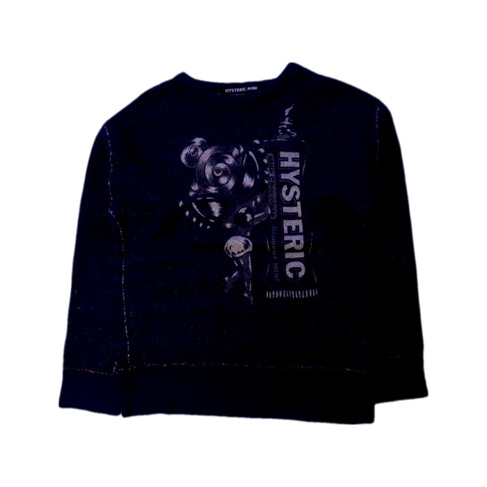 A Black Crewneck Sweatshirts from Hysteric Mini in size 4T for girl. (Front View)