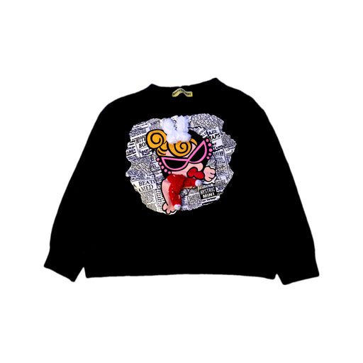 A Black Crewneck Sweatshirts from Hysteric Mini in size 5T for girl. (Front View)