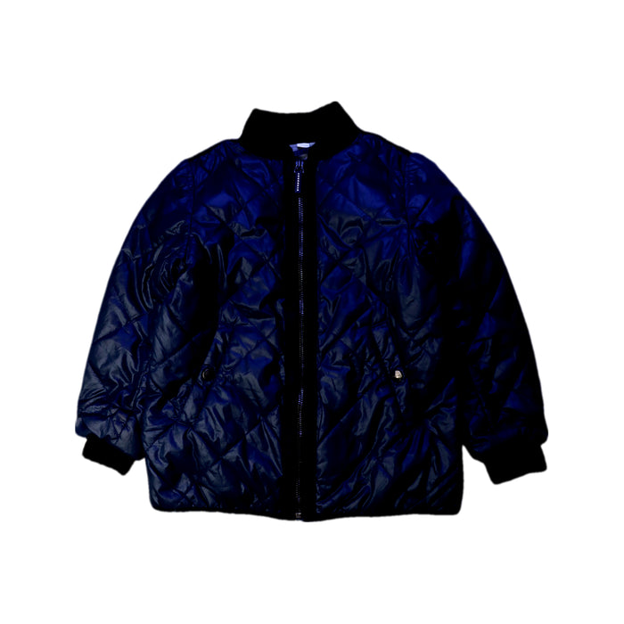A Black Puffer/Quilted Jackets from Burberry in size 6T for neutral. (Front View)