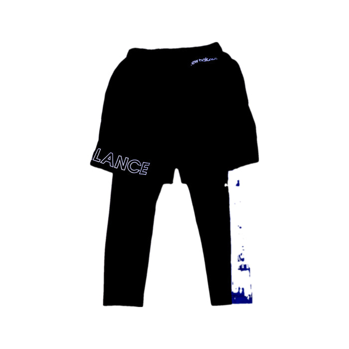 A Black Active Pants from New Balance in size 4T for girl. (Back View)
