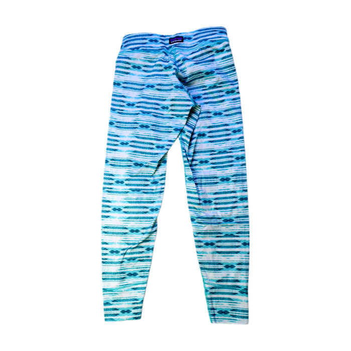 A Blue Leggings from Patagonia in size 5T for girl. (Back View)