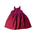 A Red Sleeveless Dresses from Little Islanders in size 2T for girl. (Front View)