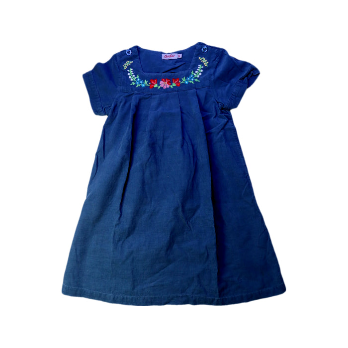 A Blue Short Sleeve Dresses from Cath Kidston in size 4T for girl. (Front View)