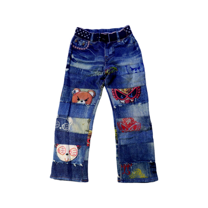 A Blue Jeans from Hysteric Mini in size 2T for neutral. (Front View)