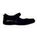 A Black Flats from Geox in size 5T for girl. (Front View)