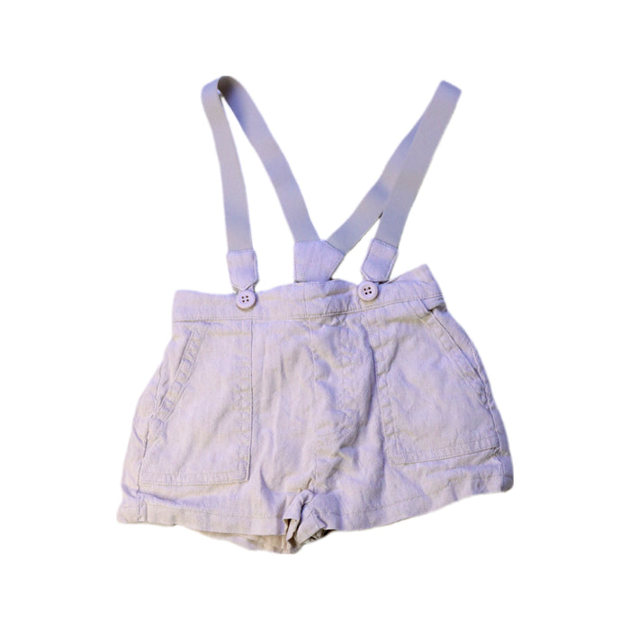 A Beige Shorts from Our Mini Nature in size 12-18M for boy. (Front View)