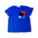 A Blue Short Sleeve T Shirts from Momonittu in size 2T for boy. (Front View)