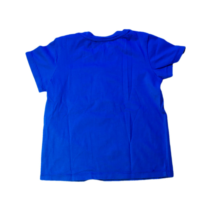 A Blue Short Sleeve T Shirts from Momonittu in size 2T for boy. (Back View)