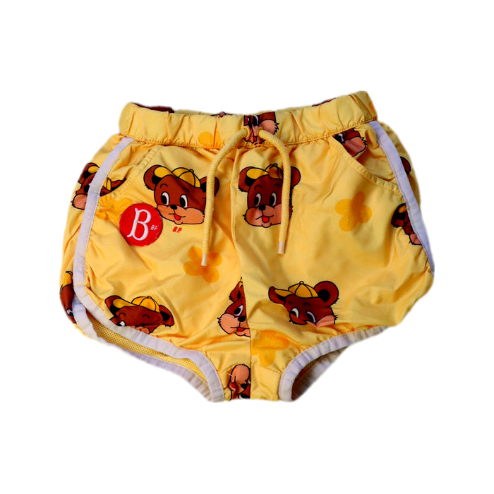 A Yellow Shorts from Bebe de Pino in size 18-24M for boy. (Front View)