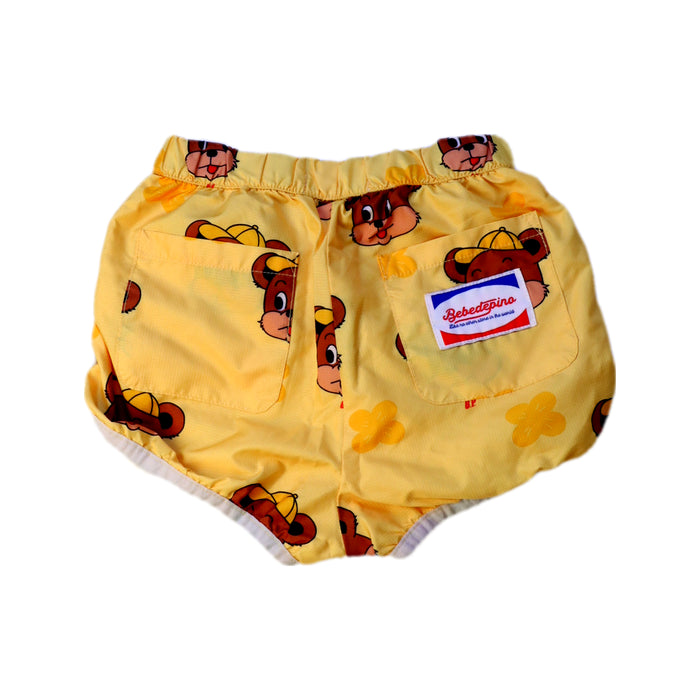 A Yellow Shorts from Bebe de Pino in size 18-24M for boy. (Back View)