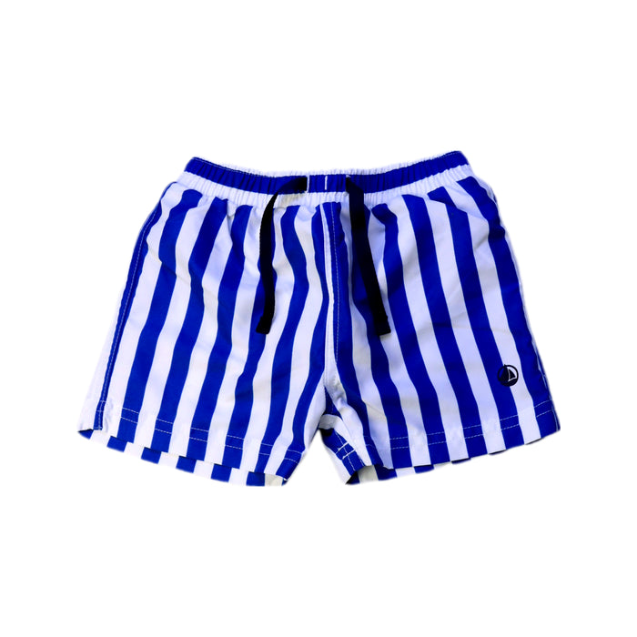 A Blue Swim Shorts from Petit Bateau in size 12-18M for boy. (Front View)