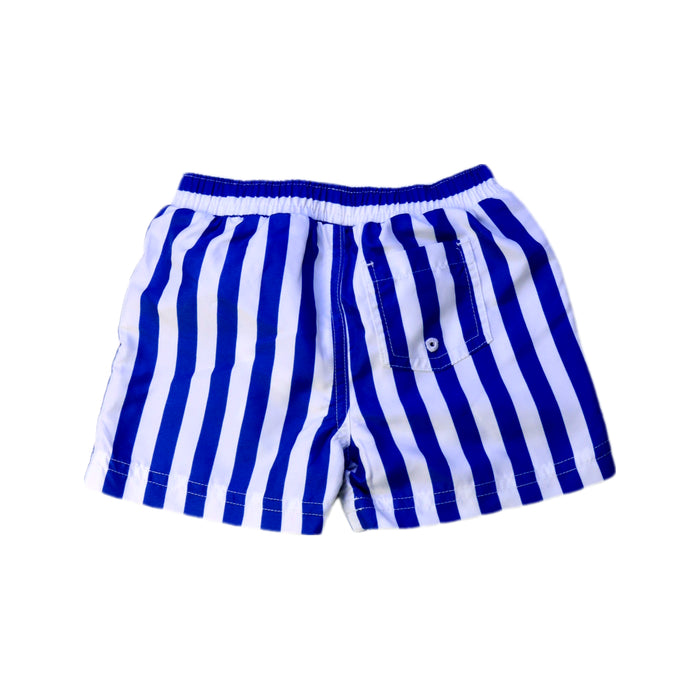 A Blue Swim Shorts from Petit Bateau in size 12-18M for boy. (Back View)
