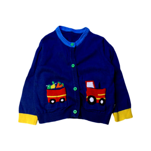 A Blue Cardigans from Stella McCartney in size 6-12M for girl. (Front View)