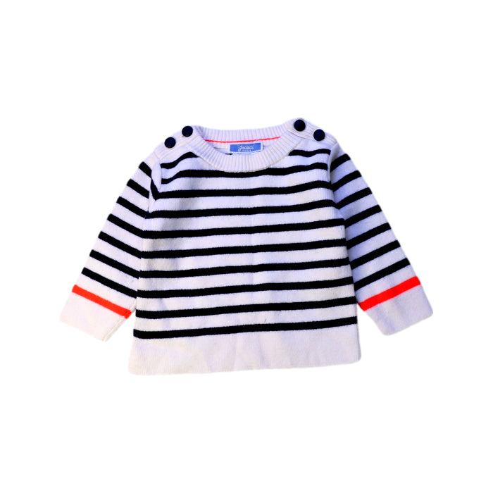 A Black Knit Sweaters from Jacadi in size 3-6M for boy. (Front View)