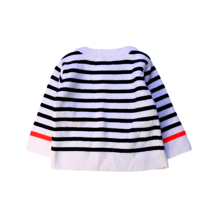 A Black Knit Sweaters from Jacadi in size 3-6M for boy. (Back View)