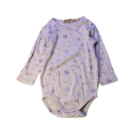 A Beige Long Sleeve Bodysuits from Wheat in size 3-6M for girl. (Front View)
