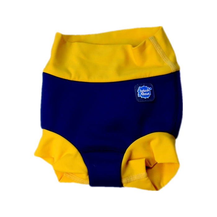 A Blue Swim Diapers from Splash About in size 3-6M for boy. (Front View)